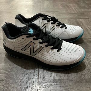 New Balance Tennis Shoe Mens Padel 796v2 White with Black